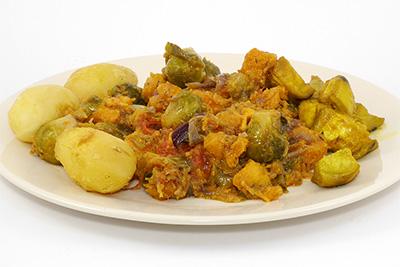 Kelbimbós édesburgonyás szabdzsi