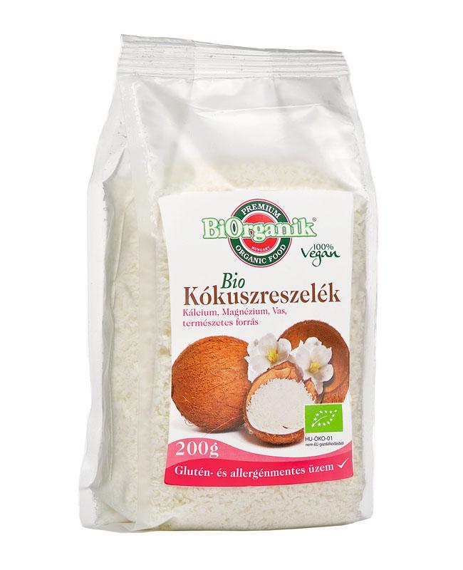 Biorganik bio kókuszreszelék 200 g