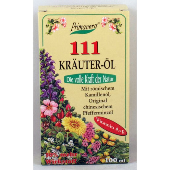 111 krauter-öl gyógynövényes olaj