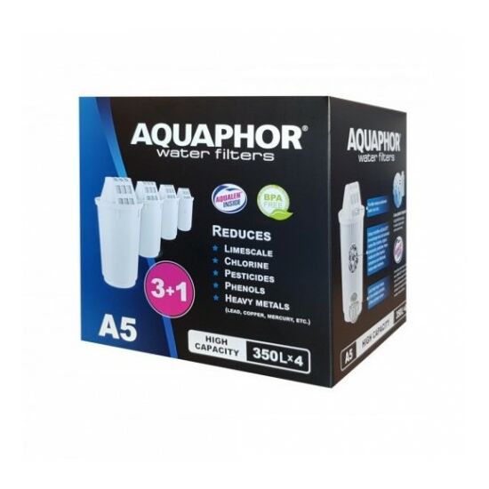 Aquaphor a5 kancsó szűrőbetét (350l) 4db-os kiszerelés