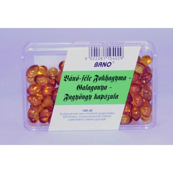 Bánó fokhagyma-galagonya-fagyöngy kapszula