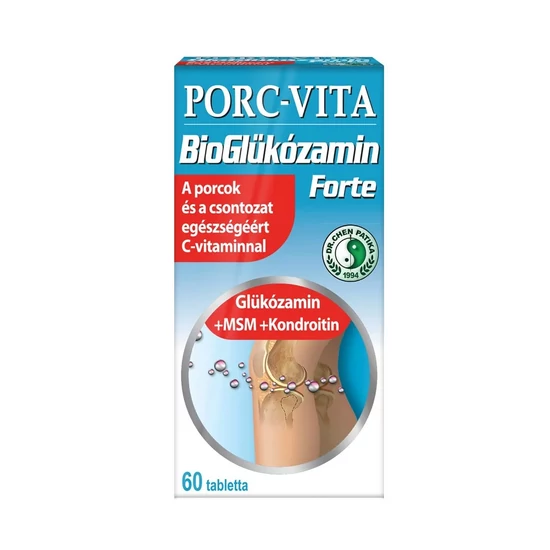 Porc-Vita Bioglükozamin Forte tabletta - 60db