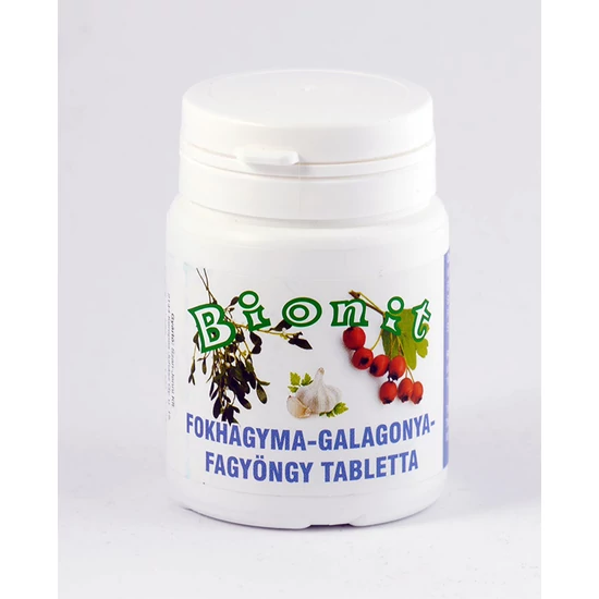 Bionit fokhagyma, galagonya,fagyöngy tabletta