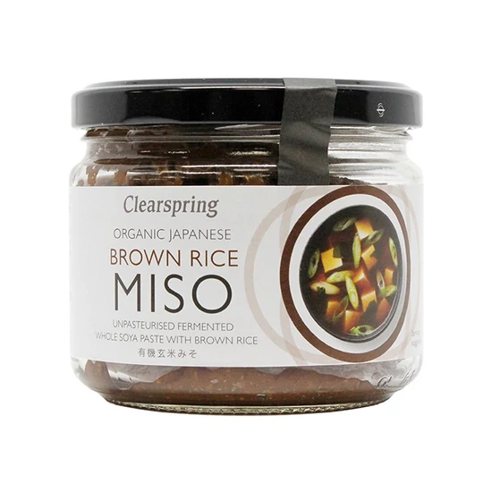 Clearspring bio Miso barnarizsből üveges