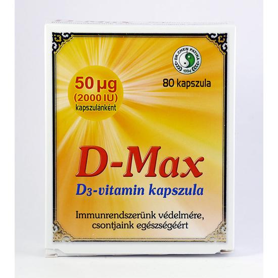 Dr Chen D Max 2000ne Kapszula 80db Vitaminok