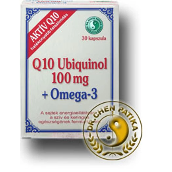 Dr.Chen Q 10 ubiquinol 100mg omega-3 kapszula