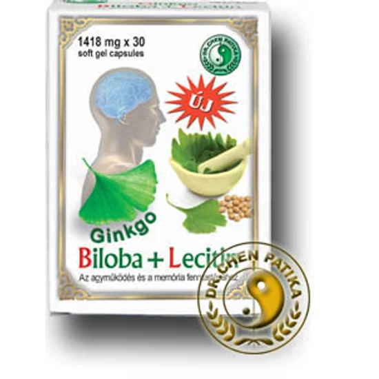 Ginko biloba és lecitin kapszula Dr.Chen