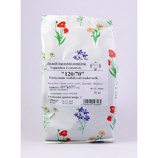 Gyógyfű 120/70 Vérnyomás csökkentő tea