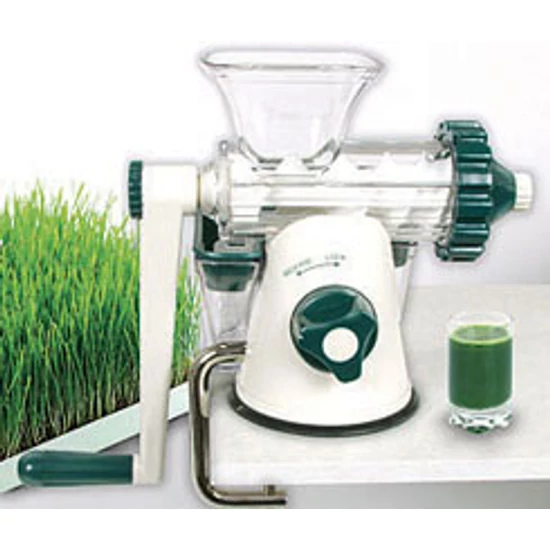 Lexen Healthy Juicer - kézi búzafűprés  FEHÉR-ZÖLD