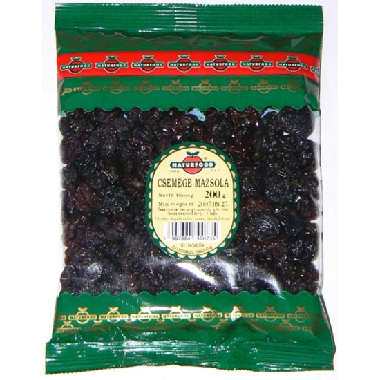 Natur-food csemege mazsola fekete