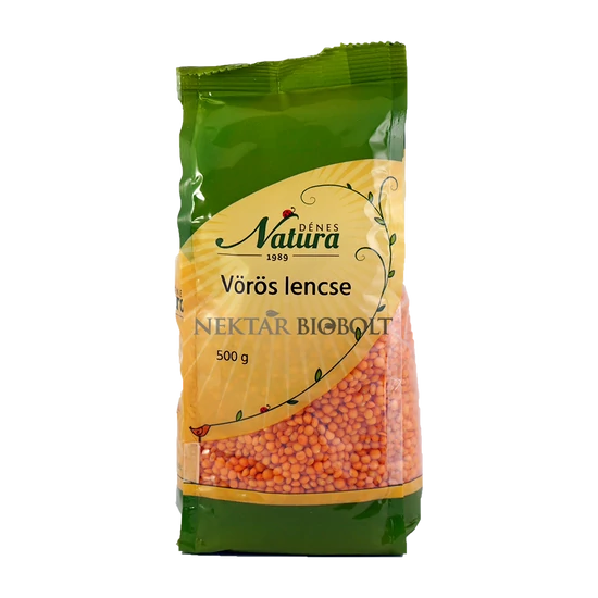 Natura vörös lencse 500 g