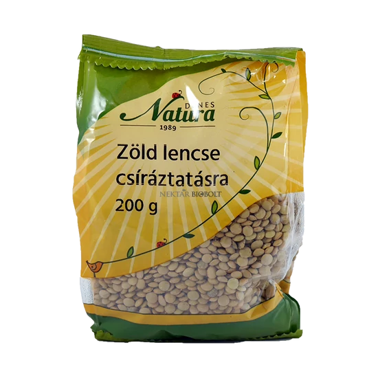 Natura zöld lencse csíráztatásra 200g
