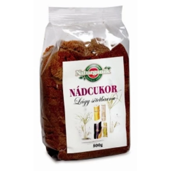 Naturganik nádcukor lágy sötétbarna