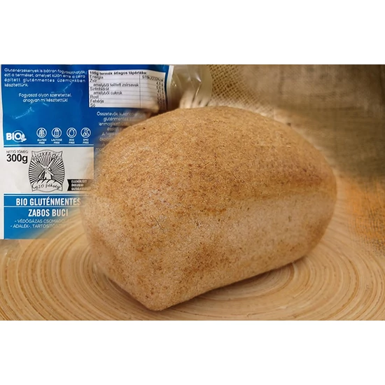 Piszkei bio gluténmentes zabos buci 300 g védőgázas csomagolásban