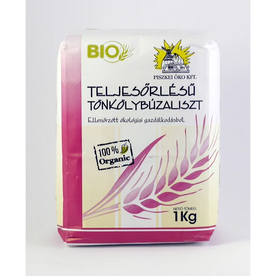 Piszkei bio teljes kiőrlésű tönkölybúzaliszt 1000g