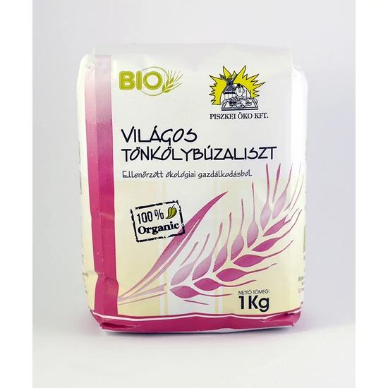 Piszkei bio világos tönkölybúzaliszt 1000 g