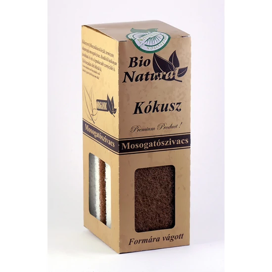 BIO kókusz mosogatószivacs formázott 4 DB