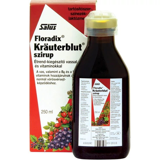 Floradix Kräuterblut szirup 250 ml