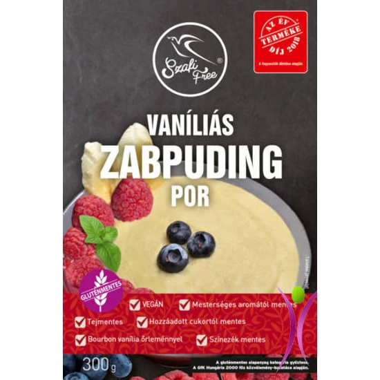 Szafi free vaníliás zabpuding por 300 g