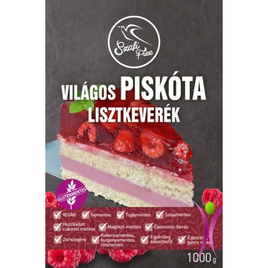 Szafi Free világos piskóta lisztkeverék 1000g