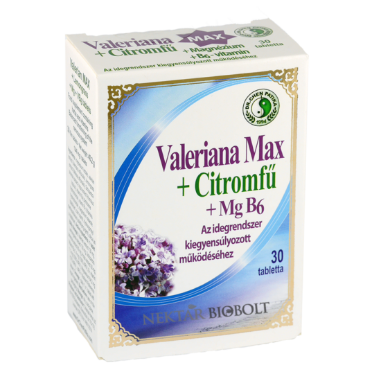 Valeriana max + citromfű + mgb6