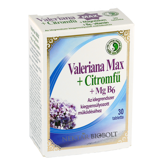 Valeriana max + citromfű + mgb6