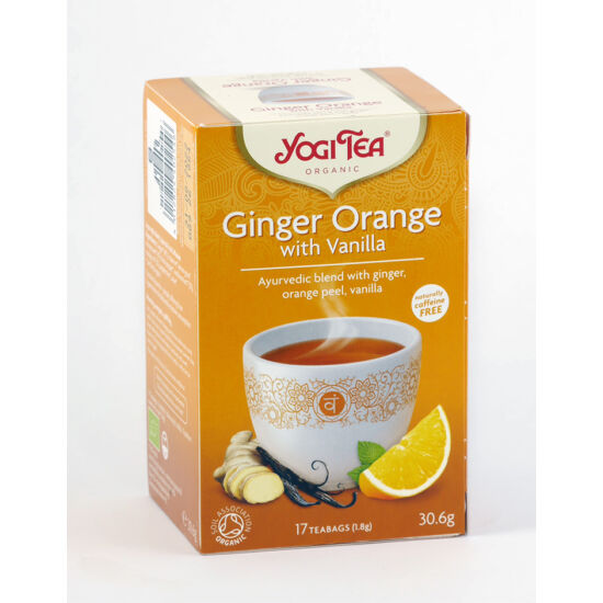Yogi bio narancsos gyömbér tea 17 db