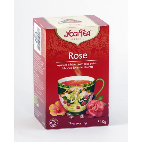 Yogi bio rózsa tea 17 db