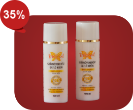 A hónaljak, karok és fazon eredményes kezeléséhez Maxepil szőrnövekedést gátló krém 2*100 ml-es csomag